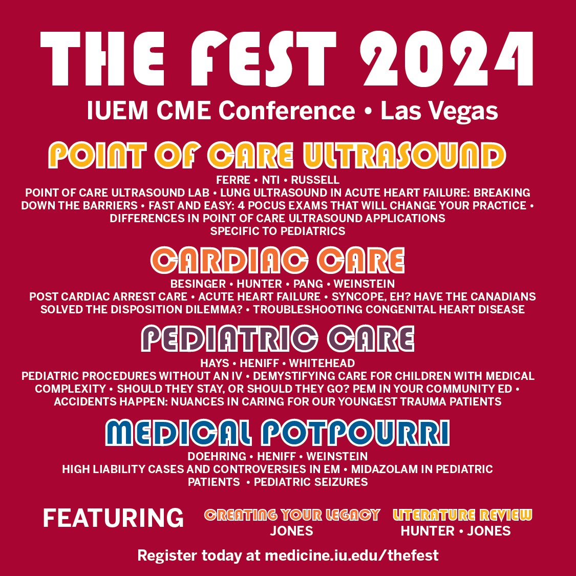 The FEST IUEM Alumni CME Conference Banner